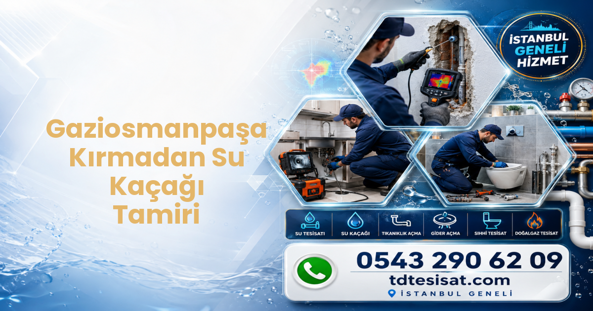 Kırmadan Su Kaçağı Tamiri